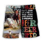 Horse Team Roping Beer Lover – Beach Short