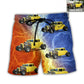 Hot Rod Lover Various Style Custom Photo – Beach Short