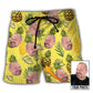 Face Custom Photo Aloha Pineapple – Beach Short