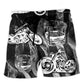 Motorcycle And Whiskey Lover – Beach Short