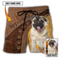 Dog Paw Lovely Dog Custom Photo Personalized – Beach Short