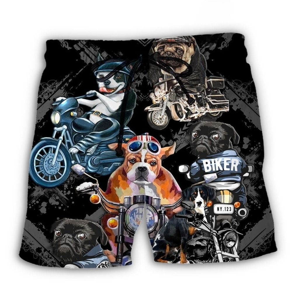 Motorcycle Dog Cool Lover – Beach Short