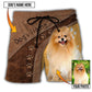 Dog Lovely Custom Photo Personalized – Beach Short