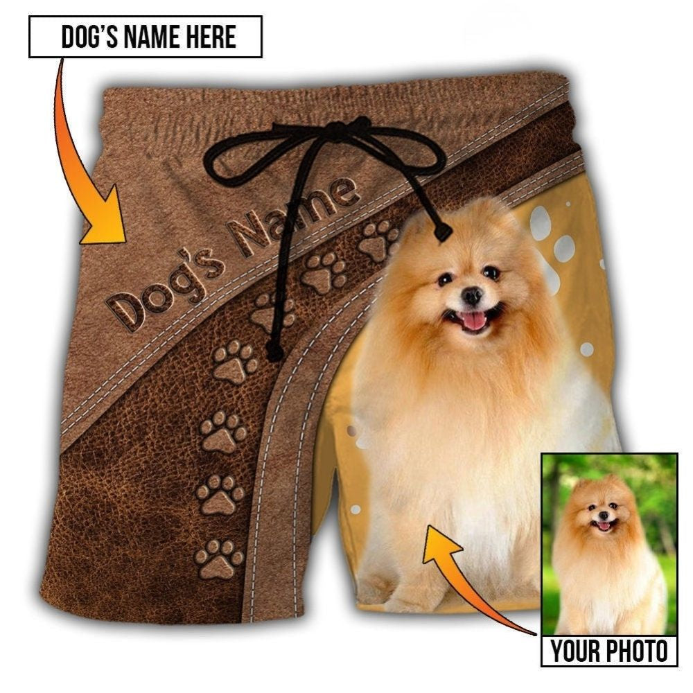 Dog Lovely Custom Photo Personalized – Beach Short