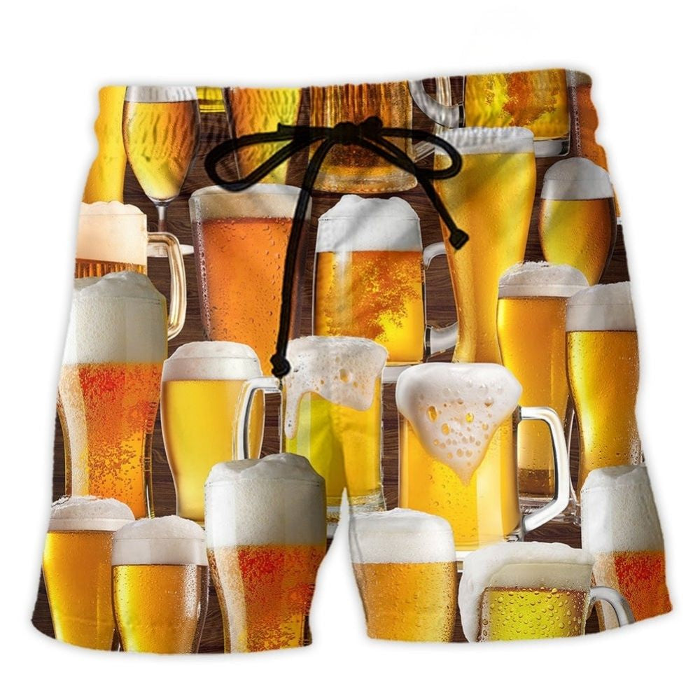 Beer It’s Time For Beer Fun – Beach Short
