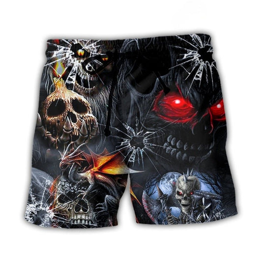 Skull Dark Cool Style – Beach Short