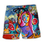 Art Teacher Starry Night - Beach Short