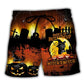 Halloween Cat Buckle Up Buttercup – Beach Short