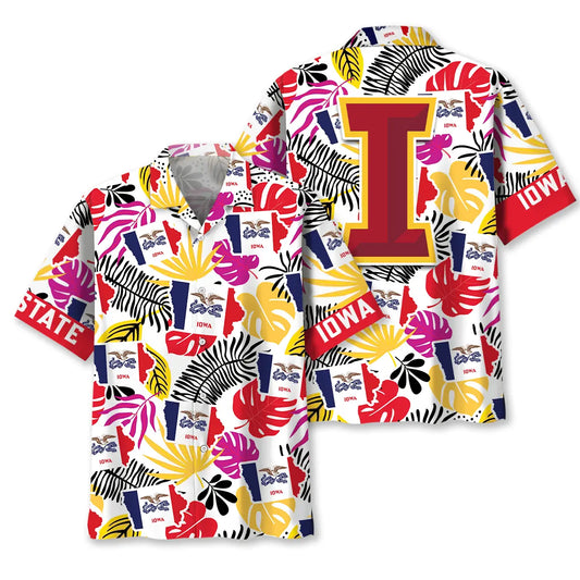 Hawaiian Shirt / Adults / S Iowa State Proud Hawaiian Shirt