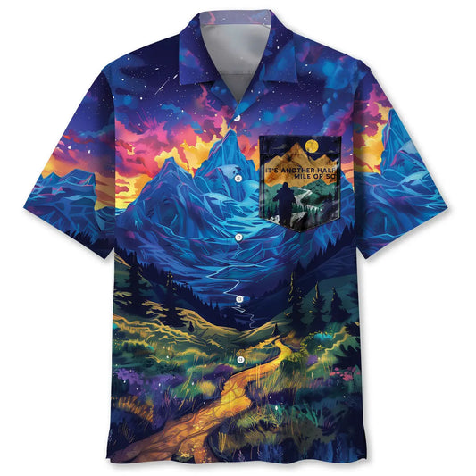Hawaiian Shirt / Adults / S It's Another Half Mile Or So Hawaiian Shirt Pocket