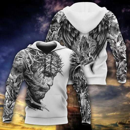Jesus In My Soul Faith Quote - 3D Hoodie