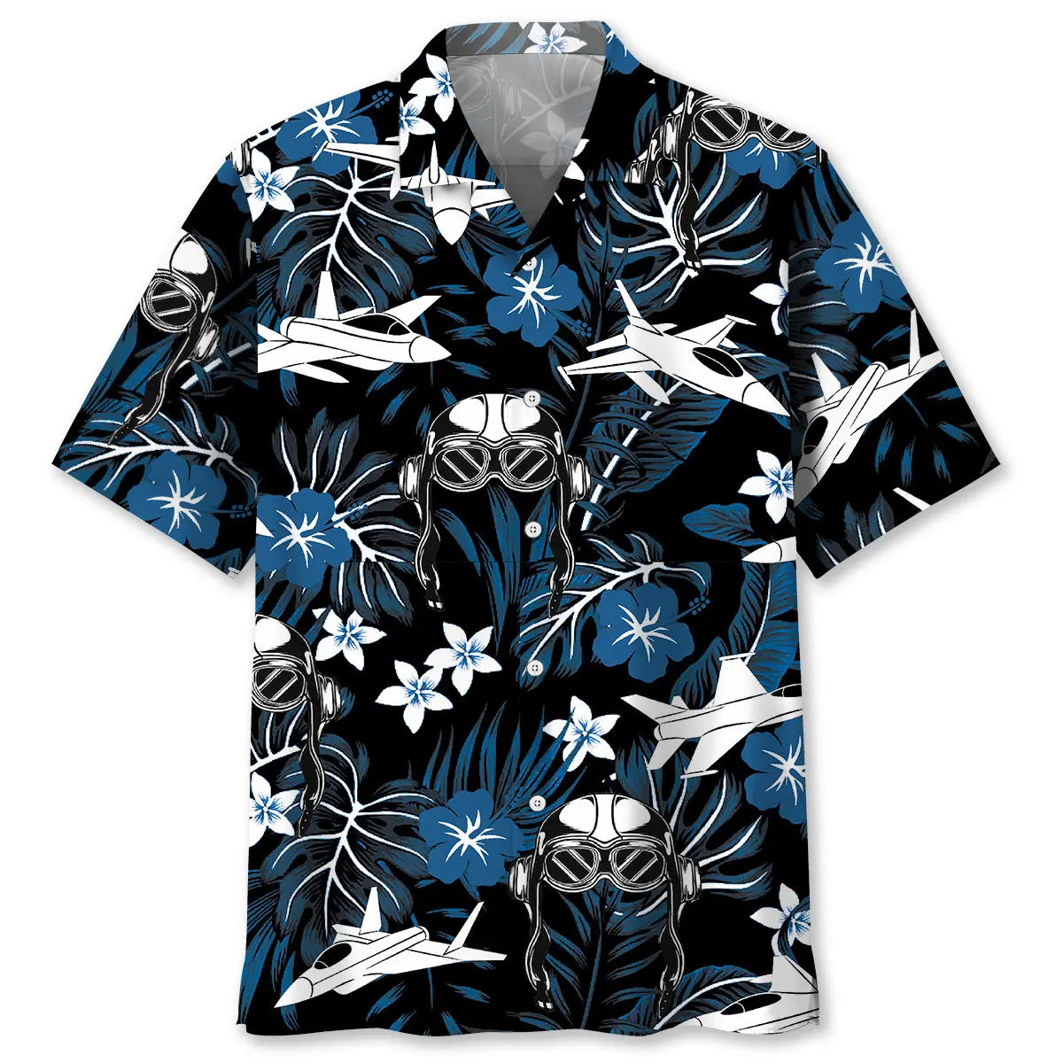 Hawaiian Shirt / Adults / S Jet Fighter Hawaiian Shirt