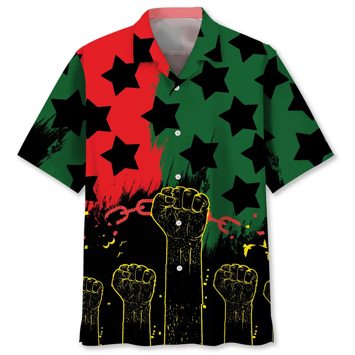 Juneteenth Black Freedom Pride Hawaiian Shirt