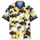 Hawaiian Shirt / Adults / S Kansas Proud Sunflower Hawaiian Shirt