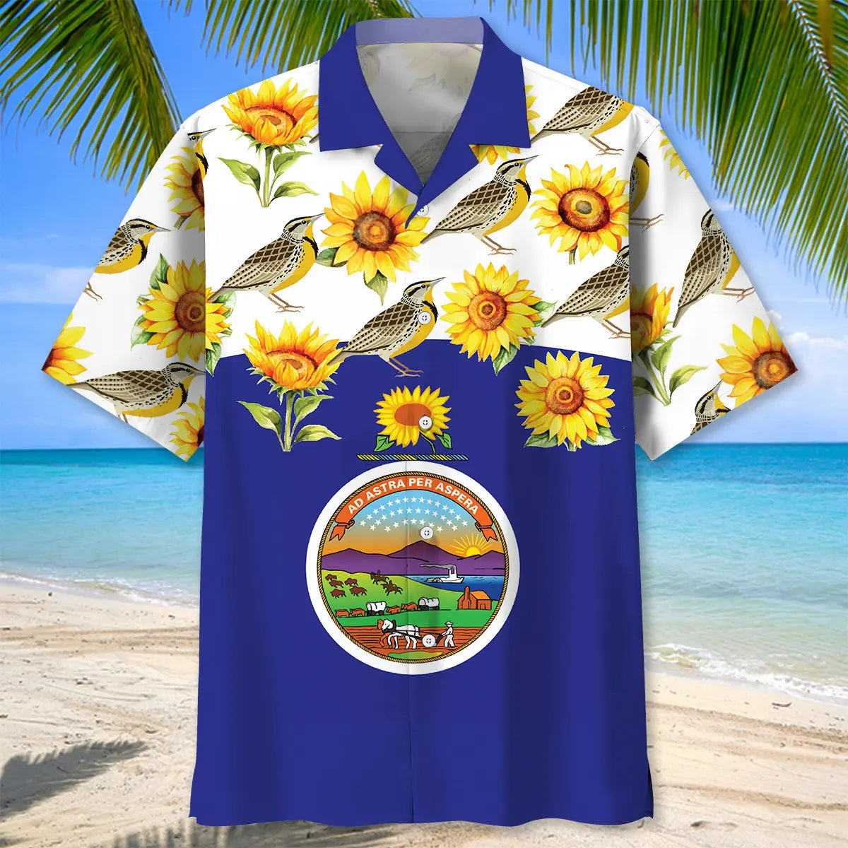Kansas Sunflower State Hawaiian Shirt