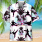 Karate Abstract Background Hawaiian Shirt