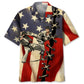 Hawaiian Shirt / Adults / S Karate America Flag Hawaiian Shirt