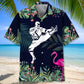 Karate Tropical Leaf Hawaiian Shirt