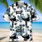 Karate White Nature Hawaiian Shirt