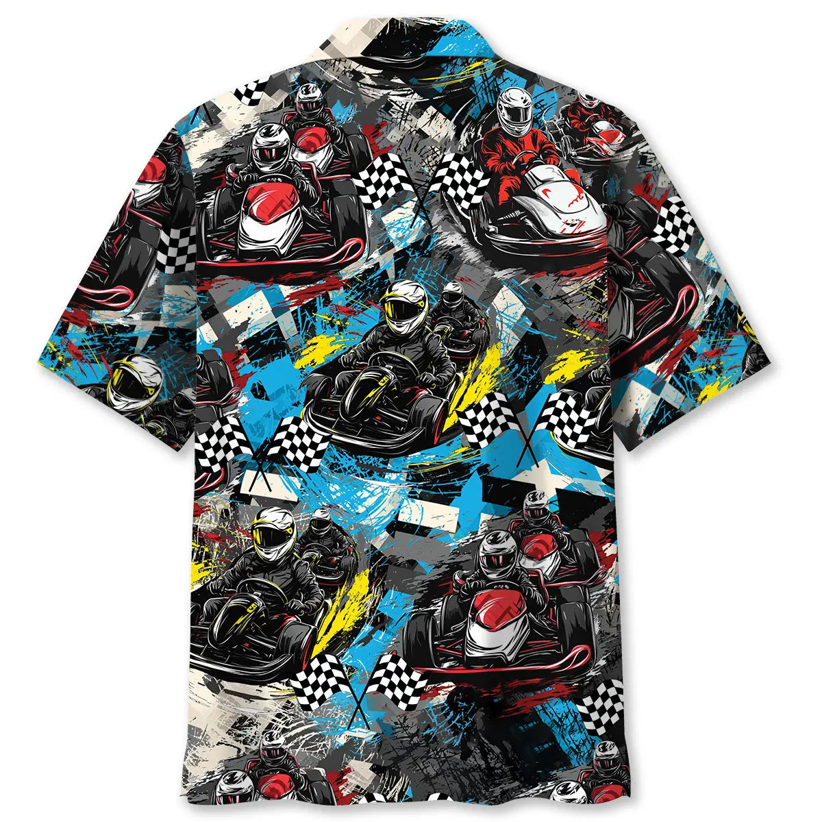 Karts Racing Go Kart Hawaiian Shirt