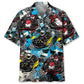 Hawaiian Shirt / Adults / S Karts Racing Go Kart Hawaiian Shirt