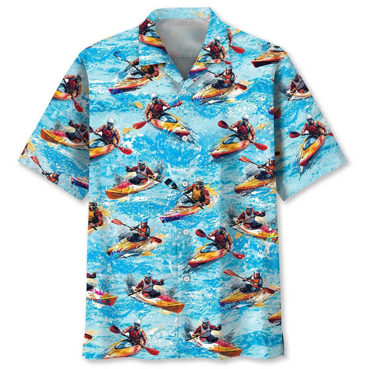 Hawaiian Shirt / Adults / S Kayak Racing Hawaiian Shirt