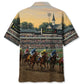Kentuckey Derby Horse Racing Art Hawaiian Shirt