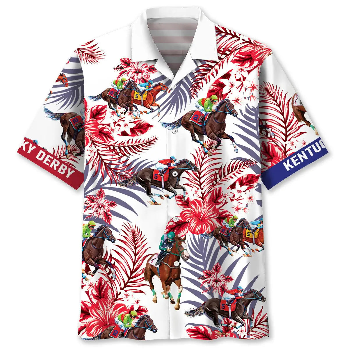 Hawaiian Shirt / Adults / S Kentucky Racing Hawaiian Shirt