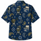 Labor Day Hawaiian Shirt- Bandana Grill Paisley Print for Summer