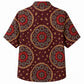 Labor Day Hawaiian Shirt- Bandana Mandala Paisley Print for Summer