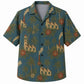 Labor Day Hawaiian Shirt- Coastal Lighthouse and Palm Print for Summer