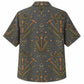 Labor Day Hawaiian Shirt- Copper Tool Damask Print for Everyday Wear