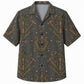Labor Day Hawaiian Shirt- Copper Tool Damask Print for Everyday Wear