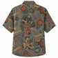 Labor Day Hawaiian Shirt- Craftsman at Work Print for the Long Weekend