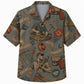 Labor Day Hawaiian Shirt- Craftsman at Work Print for the Long Weekend