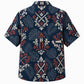 Labor Day Hawaiian Shirt- Damask Wrench Bloom Print for the Weekend