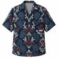 Labor Day Hawaiian Shirt- Damask Wrench Bloom Print for the Weekend