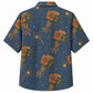 Labor Day Hawaiian Shirt Featuring Sparkler Firework Torch Print for Summer