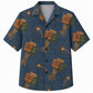 Labor Day Hawaiian Shirt Featuring Sparkler Firework Torch Print for Summer