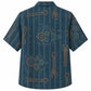Labor Day Hawaiian Shirt Featuring Wrench Piston Blueprint Print for Summer