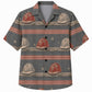 Labor Day Hawaiian Shirt- Firefighter Helmet and Hose Print for Summer