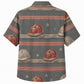 Labor Day Hawaiian Shirt- Firefighter Helmet and Hose Print for Summer