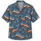 Labor Day Hawaiian Shirt- Flag and Bolt Print for the Long Holiday Weekend