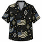 Labor Day Hawaiian Shirt- Flag Firework and Bunting Print for the Season