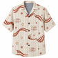 Labor Day Hawaiian Shirt- Flag Ribbon and Star Print for the Holiday
