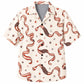 Labor Day Hawaiian Shirt- Flag Ribbon Wave Print for the Long Weekend