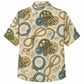 Labor Day Hawaiian Shirt- Gear and Rope Coil Print for Everyday Wear