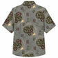 Labor Day Hawaiian Shirt- Gear Blossom and Spark Print for Men