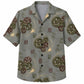 Labor Day Hawaiian Shirt- Gear Blossom and Spark Print for Men
