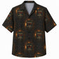 Labor Day Hawaiian Shirt- Glowing Lantern and Workshop Print